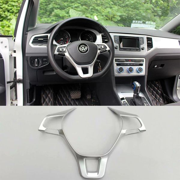 Car Steering Wheel Decorative Cover Trim For Vw Volkswagen Golf 7 Mk7 2014 2018 Cool Truck Interior Accessories Cool Vehicle Accessories From