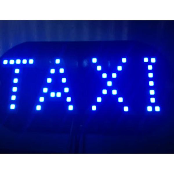 

12v taxi cab led light windscreen windshield indicator lamp car led sign light bulb with suction disc cigarette lighter sale