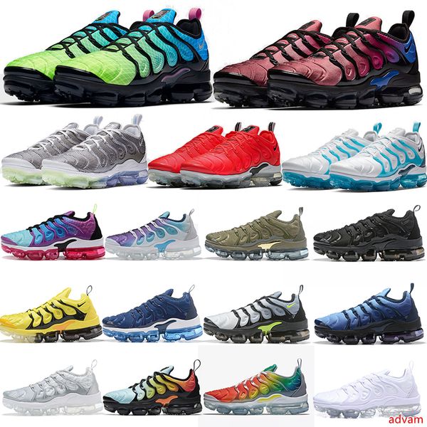 

2020 men shoe sneakers tn plus breathable tns cushion desingers casual running shoes new arrival color us5.5-11 eur36-45