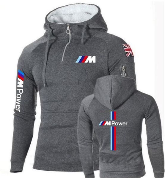 

2020 joggings men autumn winter thick warm fleece zipper coat for mens sportwear tracksuit male m power print hoodies