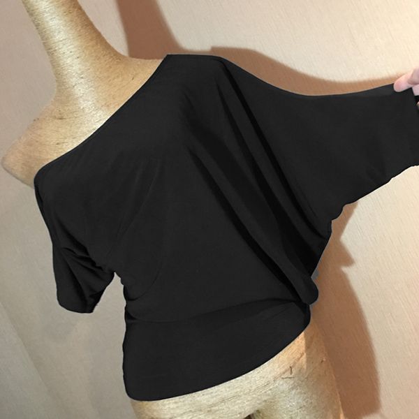 

ballroom latin dance costumes leopard bat shirt practice wear dance rumba salsa clothes for women dn1156, Black;red