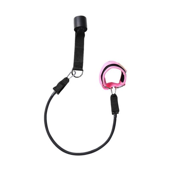 

resistance family sports belt on the door to train legs and hips fitness elastic band ankle buckle ankle strap stretching yoga