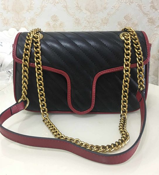 

designer handbag 2020 womans handbags 26cm women gold chain strap tote bag shoulder bags cross body bag female messenger bag
