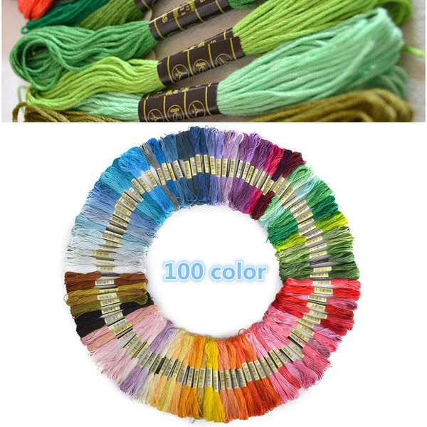 

новая линия стежка 45/50/100 красочные нити для craft rope вышивки нить дома ручной работы хлопка полезны для drop доставка, Black;white