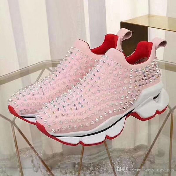 

martin shoeschristianlouboutin 2020 flat casual shoes women's shoes trend red platform sports shoes non-slip wild party couple