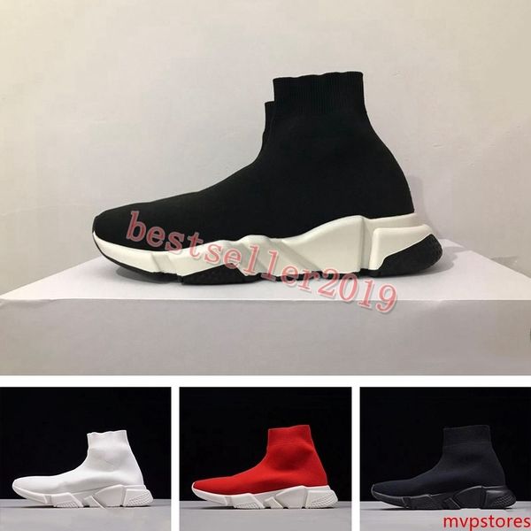 

2019 triple s sneakers speed sock running shoes fashion designer womens mens trainers casual shoe des chaussures 36-45