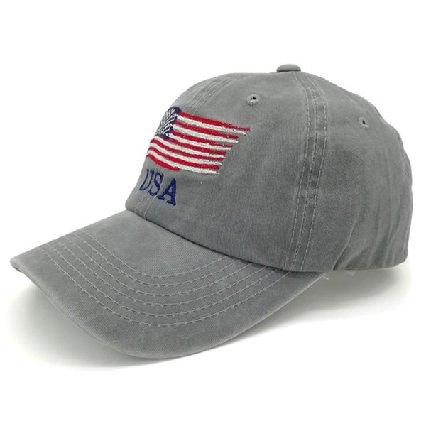 

visors honor country american flag baseball cap alphabet cotton, Blue;gray