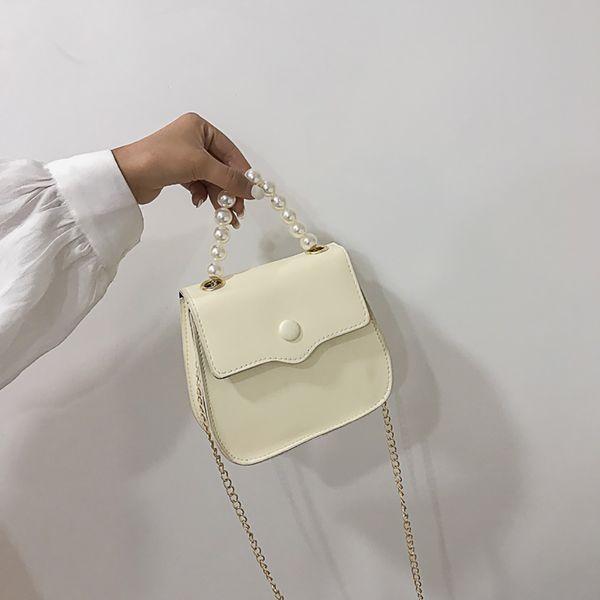 

coneed the new women pearl mobile messenger bag fashion leisure wind single shoulder small square bag 2019 may23 p35