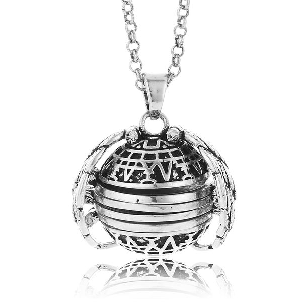 

expanding memory p locket necklace choker angel wings gift jewelry decoration necklace exquisite ornaments torque pendant, Silver