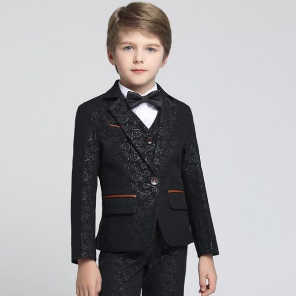 

spring suit children's school formal sets single button blazer boys roupas infantis menino boys suits wedding jogging kids y55, White