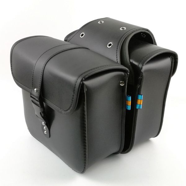 

motorcycle fittings refit side luggage leather fabric rider bag kit for cruiser side bag