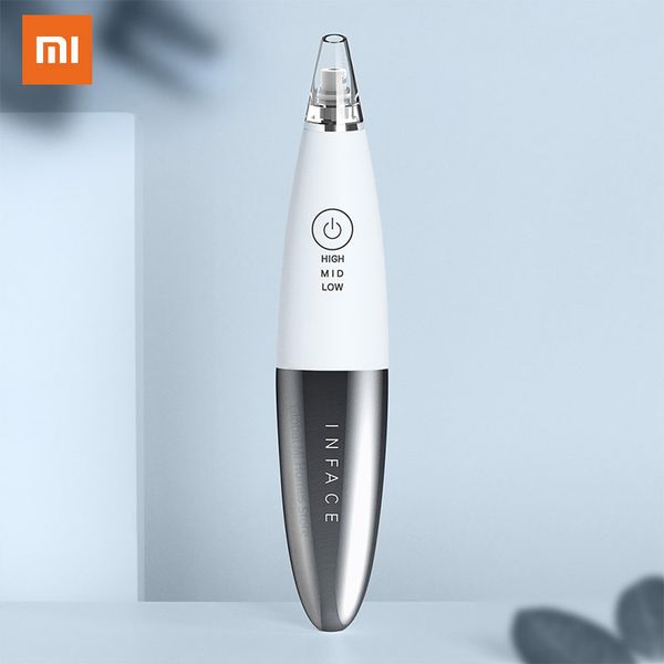 

xiaomi mijia inface blackhead vacuum suction dermabrasion removal scar acne pore peeling face clean facial skin care beauty tool