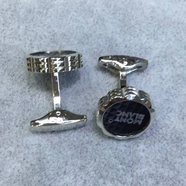 

бесплатная доставка известный дизайн блан шестигранный профиль классический стиль человек mb запонки из нержавеющей стали fade proof man per, Silver