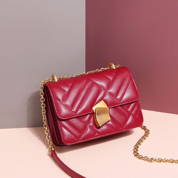 

designer crossbody bags luxury desinger brand quilted bags handbags purses women genuine leather flap messenger bag chain bags clutches