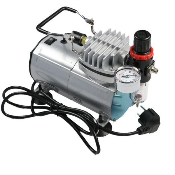 

onnfang airbrush single cylinder piston compressor 1/5hp oil-less for beauty art body painting cake model spraying