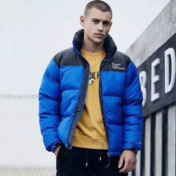 

mens designer winter thick puffer jackets luxury cotton-padded jacket men streetwear coat black blue orange outdoor bubble coats gift -3xl, Black;brown
