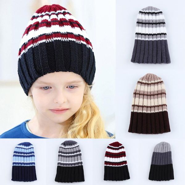 

czapka zimowa beanie chapeau femme children keep warm winter casual knitted hat hemming hat ski gorros mujer invierno, Yellow