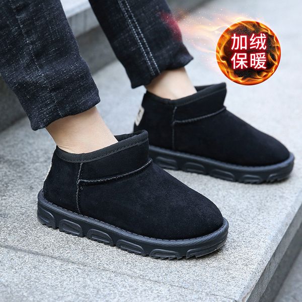 

new luxury ankle boots kid anti slip boys warm boots inside fur snow girls good quality winter girls boot fashion, Black;grey