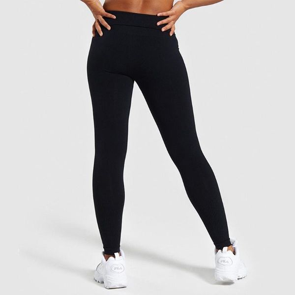 

yoga outfits high waist shorts black fashion seamless slim push up trousers women fitness gym clothing sport elastic breathable legging, White;red