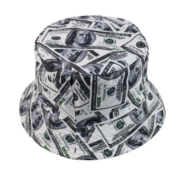 

fashion personalized doodle love creative dollar doodle bucket hat summer sun hat fishing cap, Blue;gray