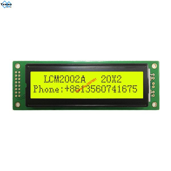 

202 20x2 2002 2002a character lcd module display screen green blue 5v
