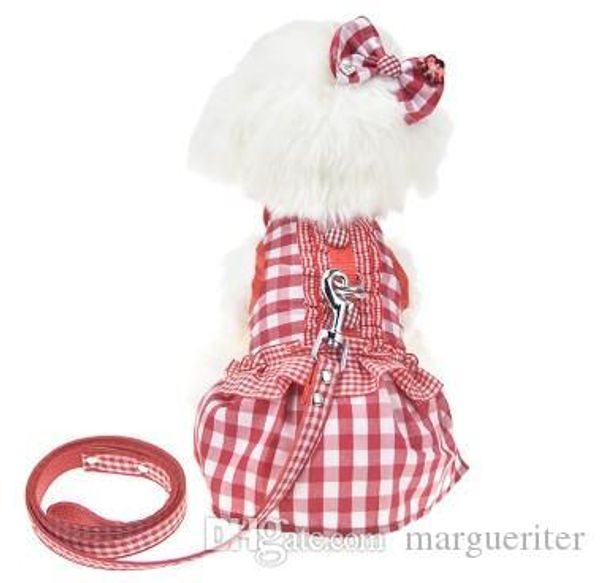 

плед собака pet cat платье жгут поводок набор собака принцесса партии пачка платье юбка маленькая одежда рубашка костюм pet волос лук 3 шт