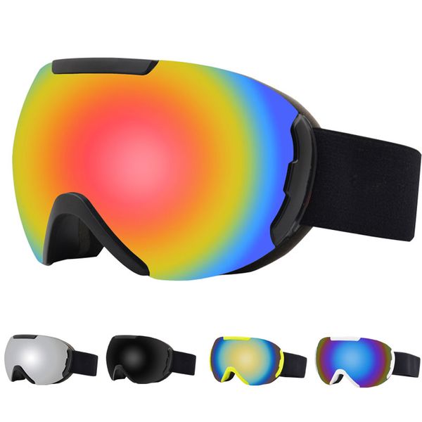 

uv400 anti-fog double layers ski goggles lens ski mask glasses skiing snow snowboard eyewear mirror polarize goggles men women