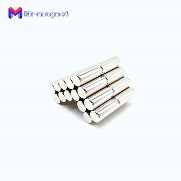 50 Stück 6 mm x 15 mm Magnet D6 x 15 mm 6 x 15 6 x 15 D6 x 15 N35 Permanentmagnete Imans 6 x 15 mm Seltenerd-Iman-Magnet