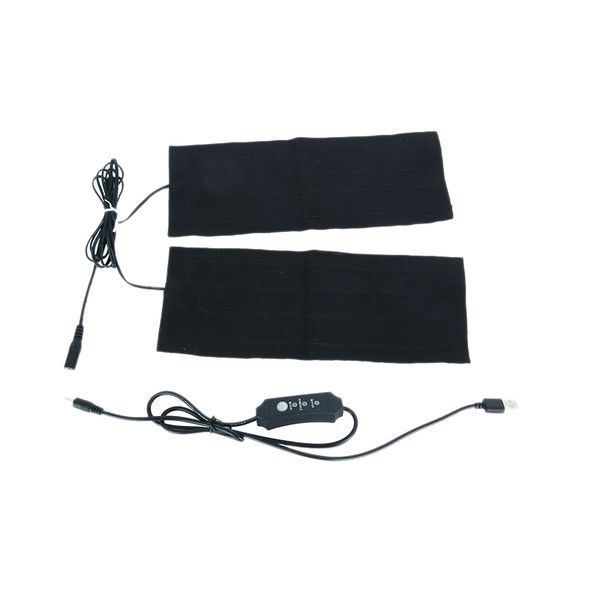 

new sale 5v usb electric heating pads third gear temperature heating pad elements film heater pads feet warmers, Black;gray