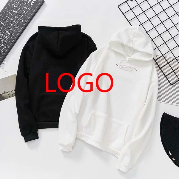 

customized print hoodies wholesale sweatshirts cotton hoodies diy streetwear drop shipping clothing, Gray