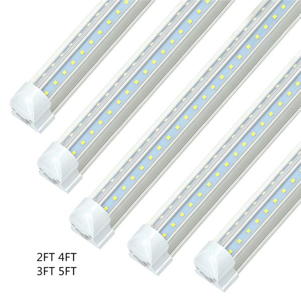 T5//T8//T10//T12 White LED Tube Light 2FT//3FT//4FT Fluorescent Lamp Bulb Replacement