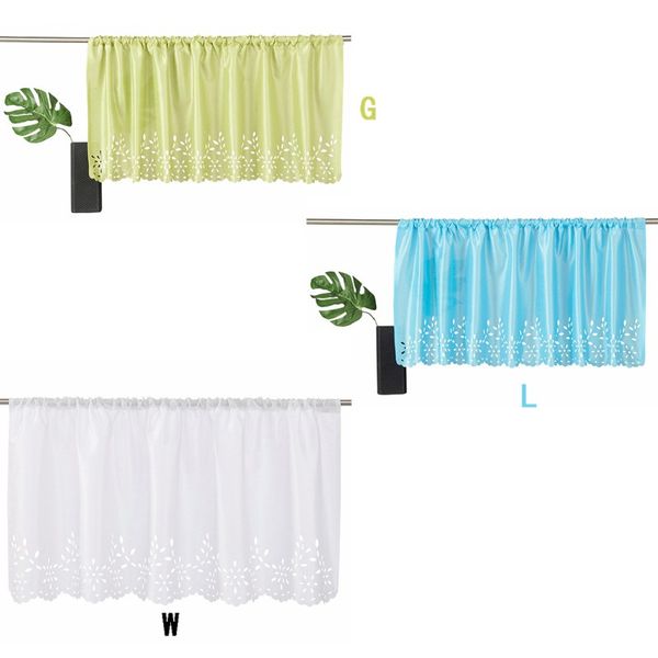 

1pc kitchen short curtains hollow out slik curtains for the kitchen white sheer tassel tulle windown home textile