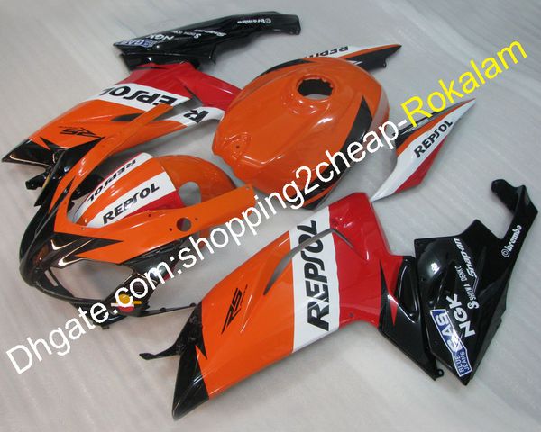 Motorrad Für Aprilia RS125 Verkleidung 2006 2007 2008 2009 2010 2011 RS 125 06-11 Moto Cowling Set mit Windschutzscheibe (Spritzguss)