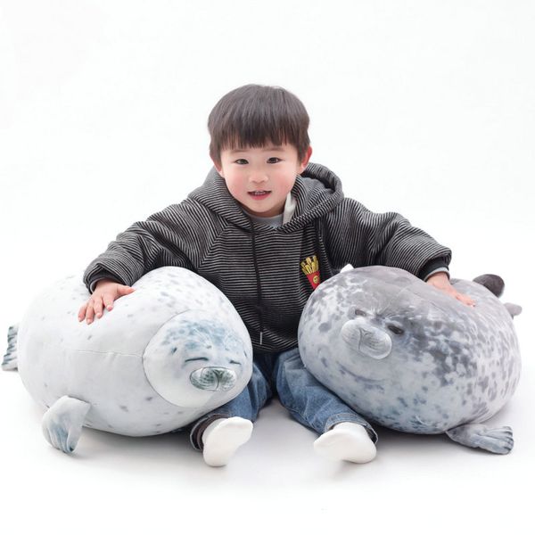 

30-80cm soft seal plush toys sea world animal sea lion plush stuffed doll baby sleeping pillow kids girls gifts y200623