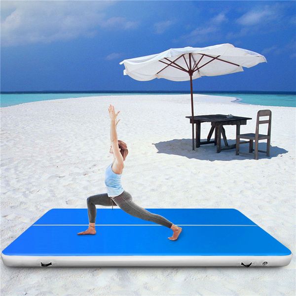 

door to door pump 4*2*0.2m inflatable air track gymnastic tumbling mat inflatable air floor mat exercise mat