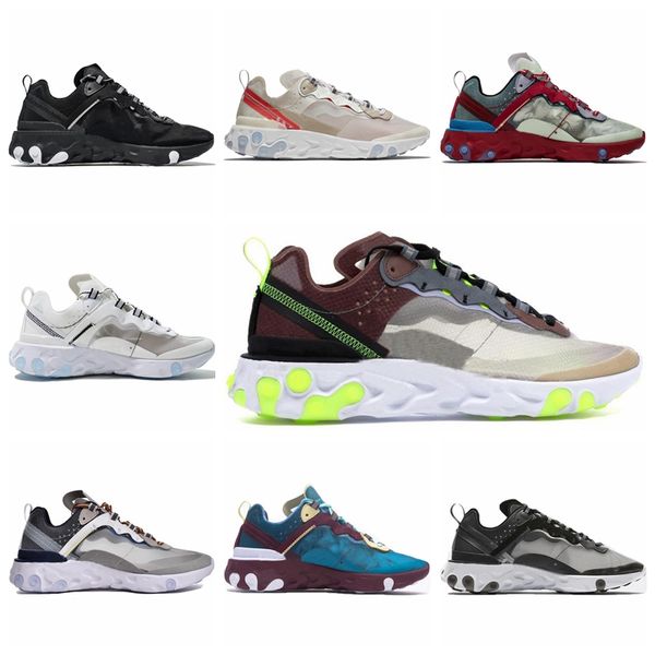 

react element 87 undercover men running shoes sail light bone blue chill solar anthracite black women designer sports sneakers size 36-45