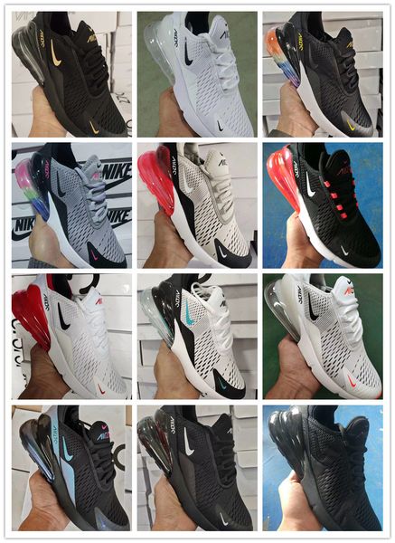 

wholesale air max 270 flyknit running shoes men and women sneakers max270 air cushioning breathable shoes eur36-45