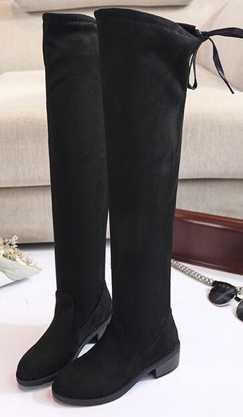 

2019 winter plush fashion warm women's boots shoes, Black