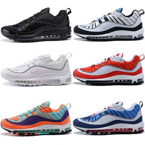 

New Running Shoes Men Women Cone Black White University Red Navy Blue Mens Trainers Sports Sneaker Outdoors Size 7-11