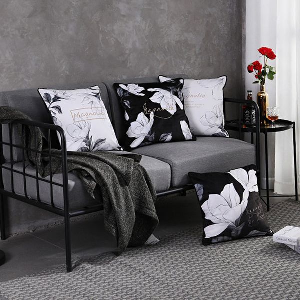 

pillow cushion cover throw decorative thick velvet pillows cojines decorativos para sofa orchid coussin cushions
