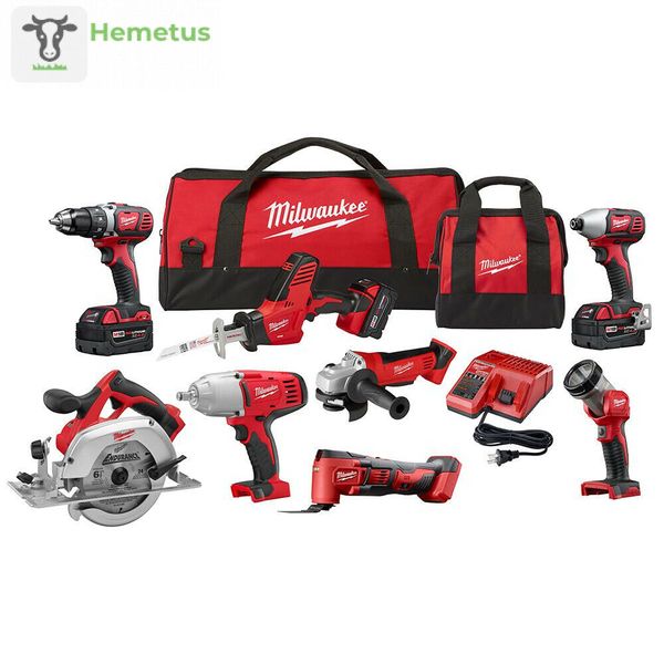 

M18 18 volt lithium ion cordle combo kit 8 tool with three 4 0 ah