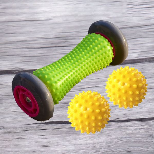 

health care foot roller pain relief trigger point blood circulation plantar fasciitis yoga body therapy massage ball set