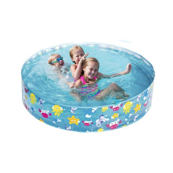 

new 122*25cm inflatable baby swimming pool piscina portable outdoor children basin bathtub kids pool baby swimming