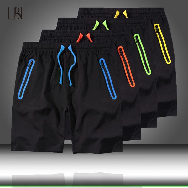 

quick dry men's shorts summer casual shorts men elastic waist short pants man jogger sweatpants male breathable beach boardshort cx2007, White;black