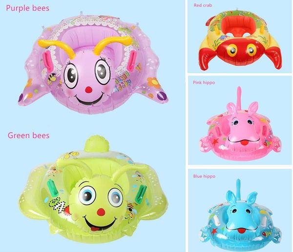 

child seat, baby safety armrest, swimming ring, 1-4 years old baby inflatable and thickened pvc material