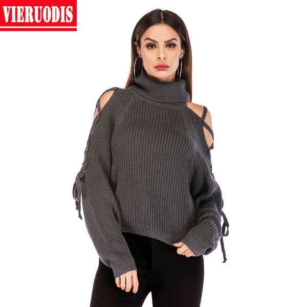 

loose womens sweaters turtleneck short high neck sweater with long sleeves ladies autumn 2019 knitwear zj088, White;black