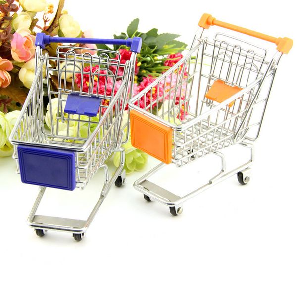 

wj1013 creative mini metal large size shopping cart children's toy small gifts miniatures toys