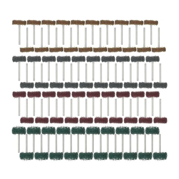 

80pcs/set mini brush scouring pad abrasive wheel grinding sanding head buffing polishing wheel