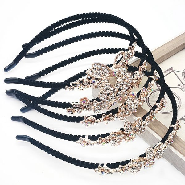 

crystals wedding tiara sparkle beaded bridal crystal veil tiara crown headband hair accessories party wedding crowns dhl ing