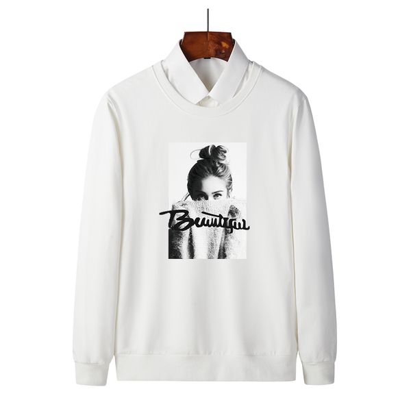 

casual men and women printed hoodie fashion luxury solid color sweatshirts for men women new long sleeve mens hoodie clothes size m-4xl, Black